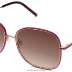 Warby Parker leah N8ZXX8694 cilalı altın ile gül elma gözlük