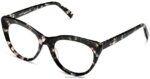 Warby Parker Leta N8ZXX8341 siyah frenk üzümü kaplumbağası gözlük