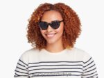 Warby Parker Leta N8ZXX8896 siyah frenk üzümü kaplumbağası gözlük - Image 2
