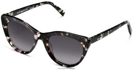 Warby Parker Leta N8ZXX8896 siyah frenk üzümü kaplumbağası gözlük