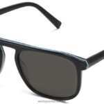 Warby Parker Lyon N8ZXX8745 siyah gökyüzü tutulması gözlük