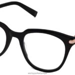 Warby Parker maeve N8ZXX8334 gül altın ile jet siyahı gözlük