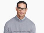 Warby Parker malik N8ZXX8293 çizgili selvi gözlük - Image 2