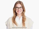 Warby Parker malik N8ZXX8293 çizgili selvi gözlük - Image 3