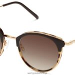 Warby Parker melekleştirmek N8ZXX8654 cilalı altın ile katmanlı badem ezmesi kaplumbağa gözlük