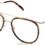 Warby Parker Montag N8ZXX8470 cilalı altın ile meşe fıçı gözlük