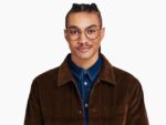 Warby Parker Montag N8ZXX8470 cilalı altın ile meşe fıçı gözlük - Image 3