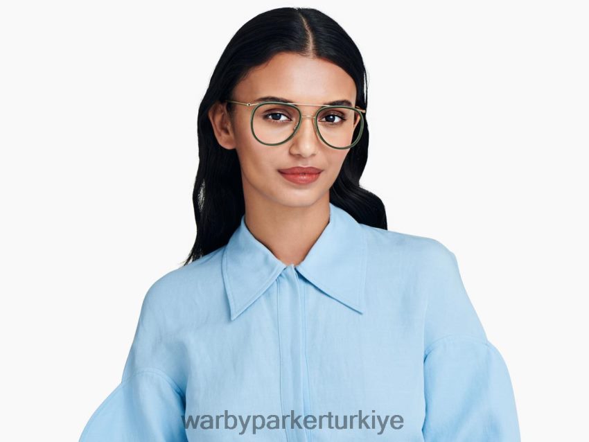 Warby Parker Montag N8ZXX8471 riesling ile palmiye kristali gözlük - Image 2