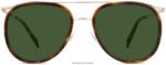 Warby Parker Montag N8ZXX8774 cilalı altın ile meşe fıçı gözlük - Image 4