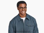 Warby Parker Moriarty N8ZXX8359 cilalı gümüş ile jet siyah mat gözlük - Image 2