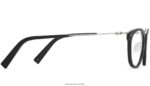 Warby Parker Moriarty N8ZXX8359 cilalı gümüş ile jet siyah mat gözlük - Image 5