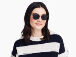 Warby Parker Moriarty N8ZXX8742 cilalı gümüş ile jet siyah mat gözlük - Image 2