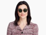 Warby Parker Moriarty N8ZXX8743 cilalı altın ile poblano gözlük - Image 2