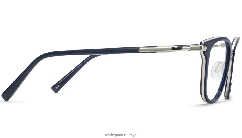 Warby Parker morley N8ZXX8384 cilalı gümüş ile giriş kristali gözlük - Image 5