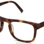 Warby Parker Ömer N8ZXX8446 damarlı kaplumbağa mat gözlük