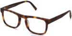 Warby Parker Ömer N8ZXX8446 damarlı kaplumbağa mat gözlük