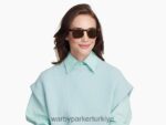 Warby Parker Ömer N8ZXX8644 damarlı kaplumbağa mat gözlük - Image 3