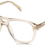 Warby Parker ortega N8ZXX8131 küçük hindistan cevizi kristali gözlük