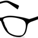 Warby Parker papatya N8ZXX8430 Jet Siyahı gözlük