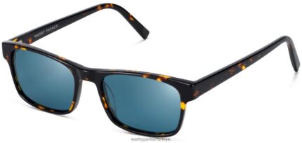 Warby Parker perkins N8ZXX8640 yanmış petek kaplumbağası gözlük