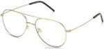 Warby Parker petra N8ZXX8483 cilalı altın gözlük