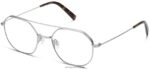Warby Parker renaldo N8ZXX894 antik gümüş gözlük