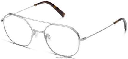 Warby Parker renaldo N8ZXX894 antik gümüş gözlük