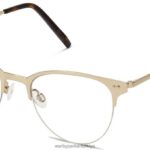 Warby Parker sahana N8ZXX8347 cilalı altın gözlük