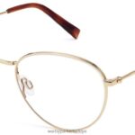 Warby Parker şahinler N8ZXX8214 cilalı altın gözlük