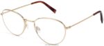 Warby Parker şahinler N8ZXX8214 cilalı altın gözlük