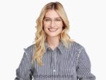 Warby Parker şahinler N8ZXX8214 cilalı altın gözlük - Image 3