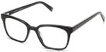 Warby Parker sarılmak N8ZXX8114 Jet Siyahı gözlük