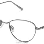 Warby Parker Shirley N8ZXX8477 cilalı krom gözlük