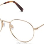 Warby Parker Simon N8ZXX899 cilalı altın gözlük