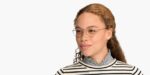 Warby Parker Simon N8ZXX899 cilalı altın gözlük - Image 3