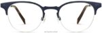 Warby Parker symonds N8ZXX8395 fırçalanmış donanma gözlük - Image 4