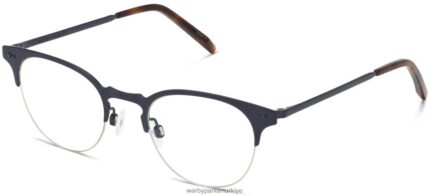 Warby Parker symonds N8ZXX8395 fırçalanmış donanma gözlük