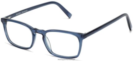 Warby Parker takip etmek N8ZXX8104 masmavi kristal gözlük