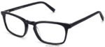 Warby Parker takip etmek N8ZXX8107 jet siyah mat gözlük