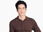 Warby Parker Talib N8ZXX8178 cilalı altın rengindeki mat meşe fıçı gözlük - Image 2
