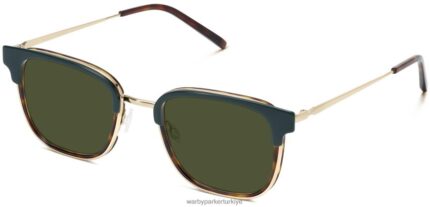 Warby Parker tiago N8ZXX8625 riesling ile katmanlı keman yaprağı gözlük