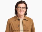 Warby Parker tiago N8ZXX892 riesling ile katmanlı keman yaprağı gözlük - Image 2