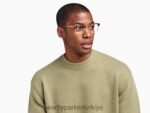 Warby Parker tiago N8ZXX893 cilalı altın ile katmanlı fındık kaplumbağası gözlük - Image 2
