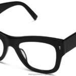 Warby Parker yamini N8ZXX8449 Jet Siyahı gözlük