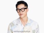 Warby Parker yamini N8ZXX8449 Jet Siyahı gözlük - Image 3