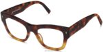 Warby Parker yamini N8ZXX8450 güneş ışını kaplumbağası soluyor gözlük