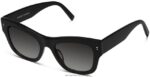 Warby Parker yamini N8ZXX8825 Jet Siyahı gözlük
