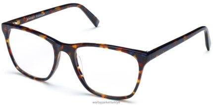 Warby Parker yardley N8ZXX8306 mavi mermer kaplumbağa gözlük