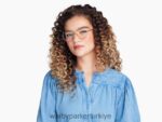 Warby Parker york N8ZXX8136 cilalı altın gözlük - Image 2