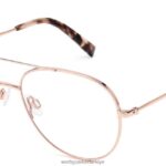 Warby Parker york N8ZXX8139 Altın gül gözlük